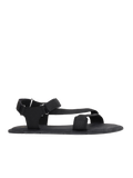 Sandalias barefoot Be Lenka Flexi 2.0 negras con tiras ajustables y suela fina.