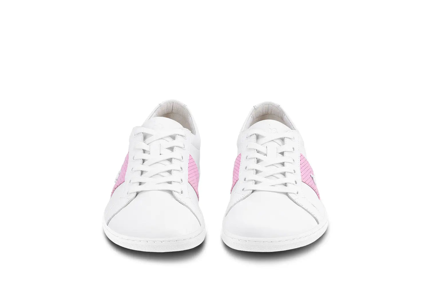 Be Lenka - Elite White & Pink - Zapatillas barefoot unisex blanco y rosa