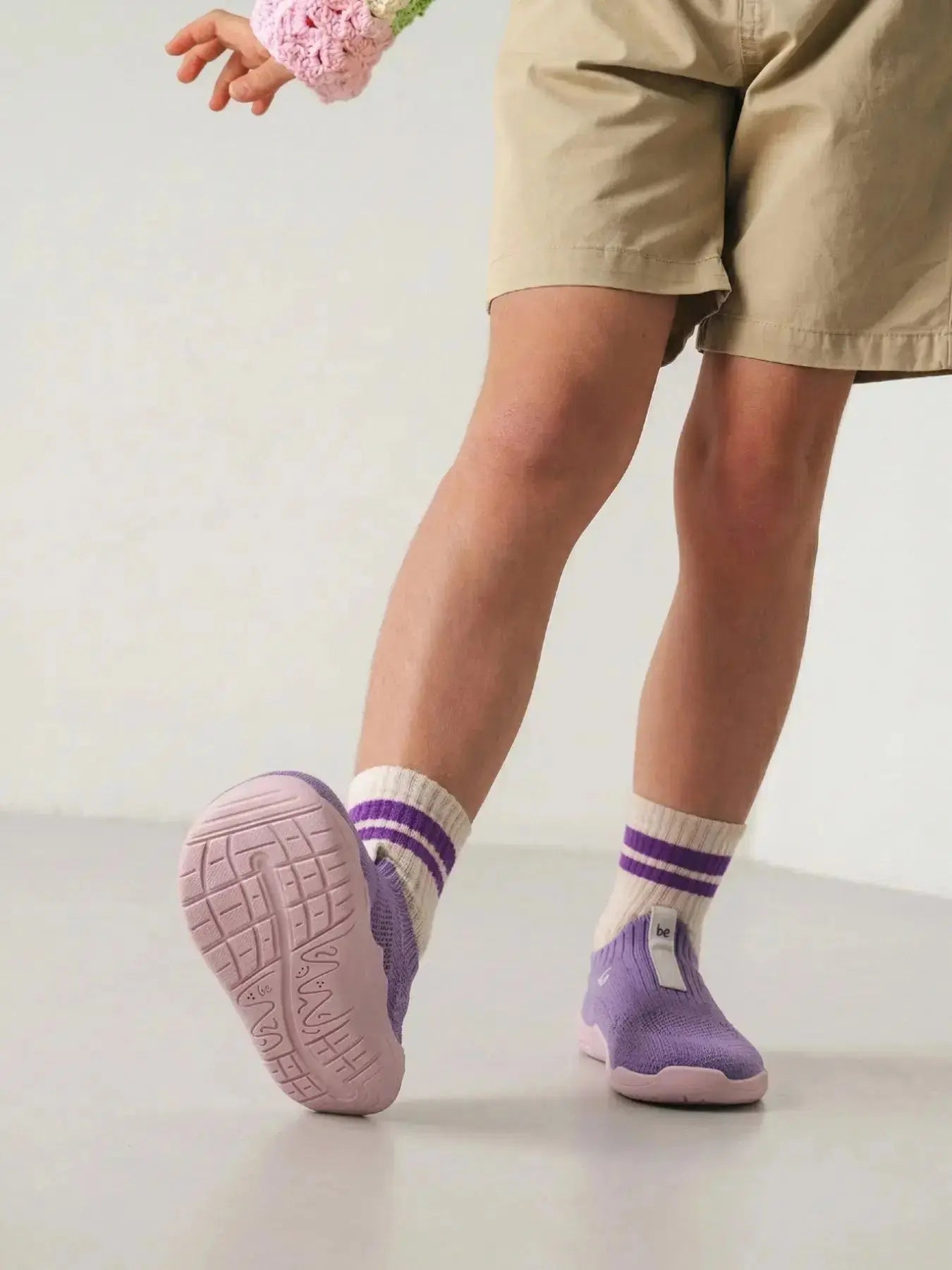 Be Lenka Kids - Luppo Lilac & Pink - Chaussures minimalistes à enfiler