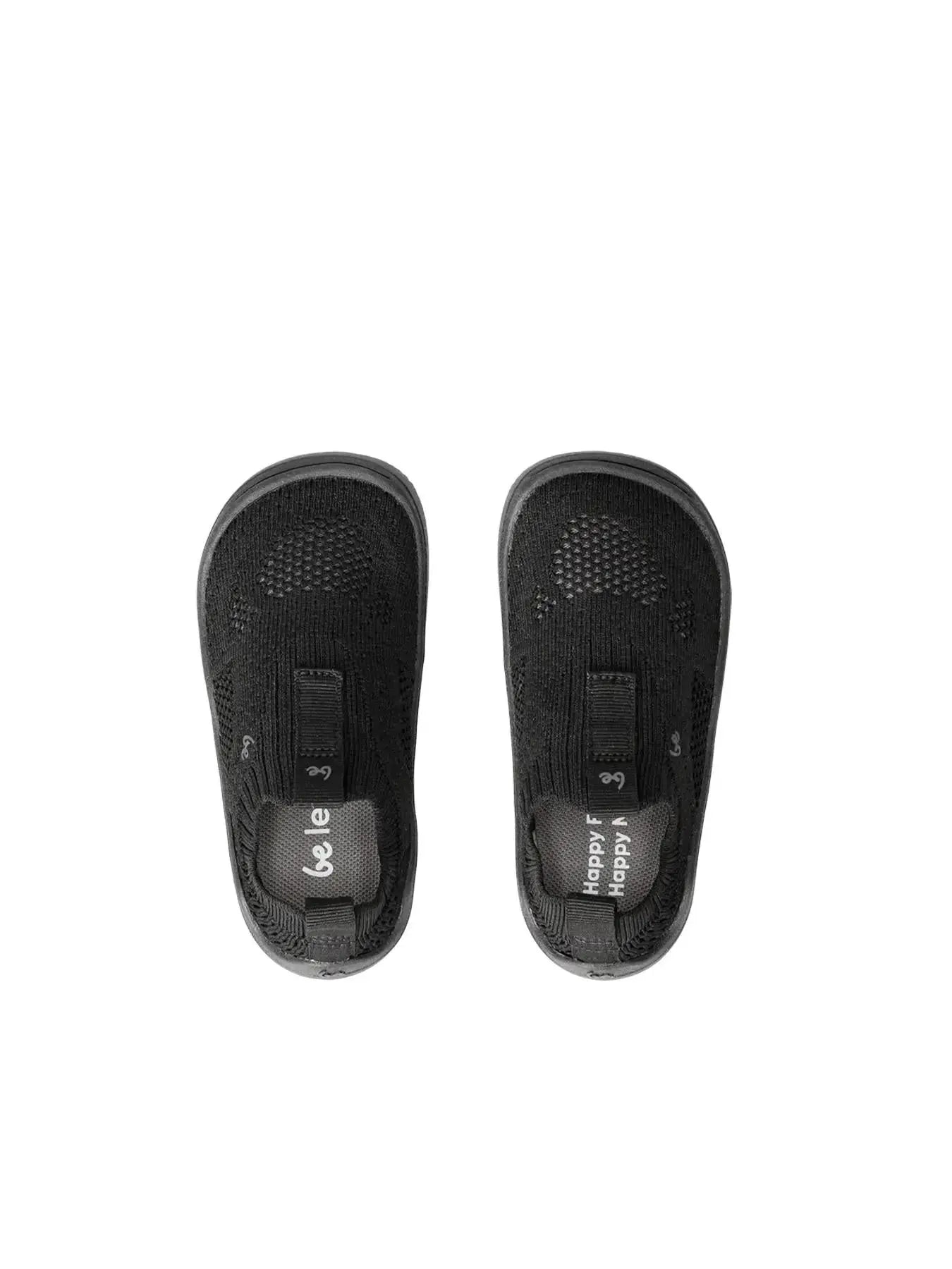 Be Lenka Kids - Luppo Preschool All Black - Slip-on respetuosos primeros pasos negro