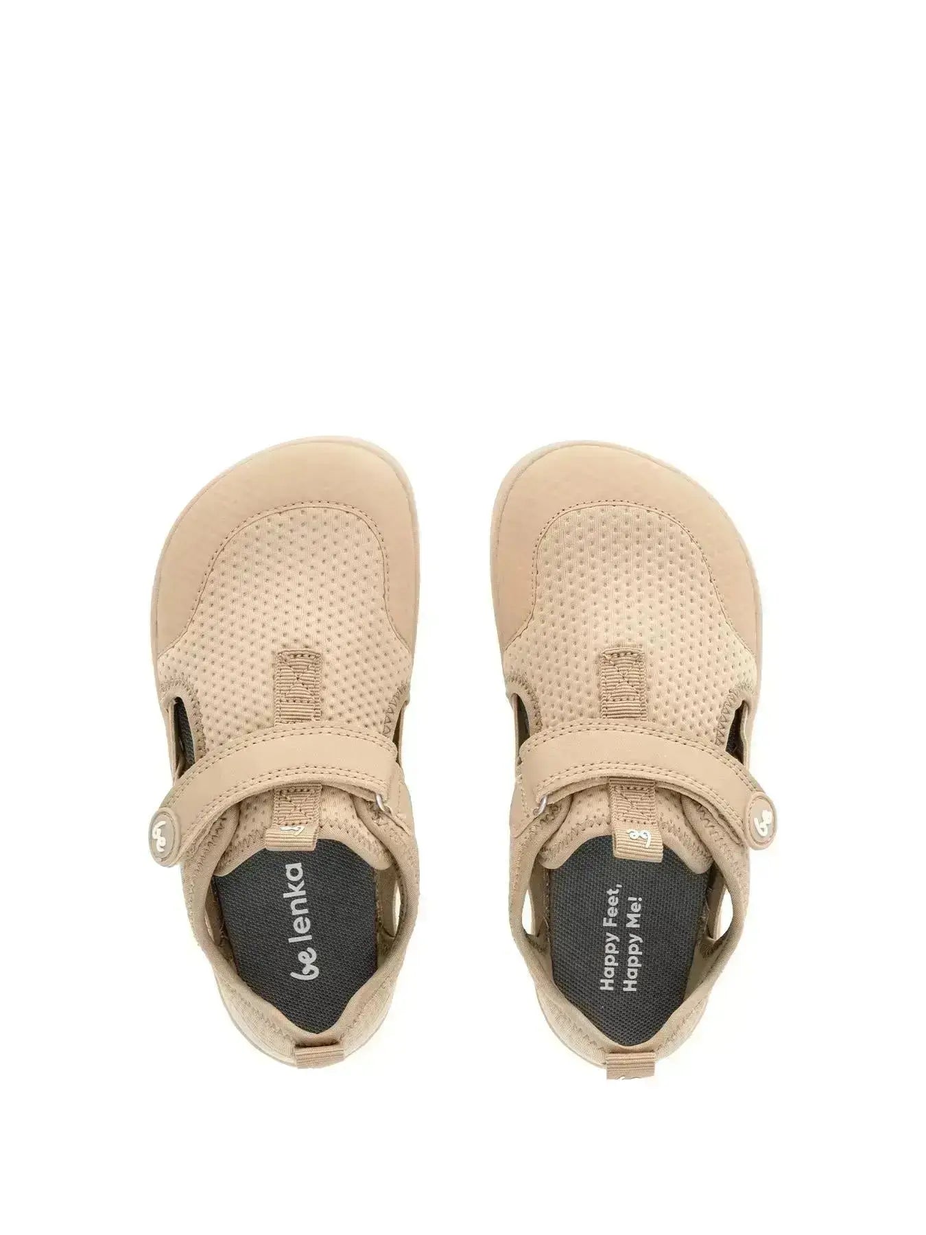 Be Lenka Kids - Zest Beige - Sandalias barefoot infantiles beige