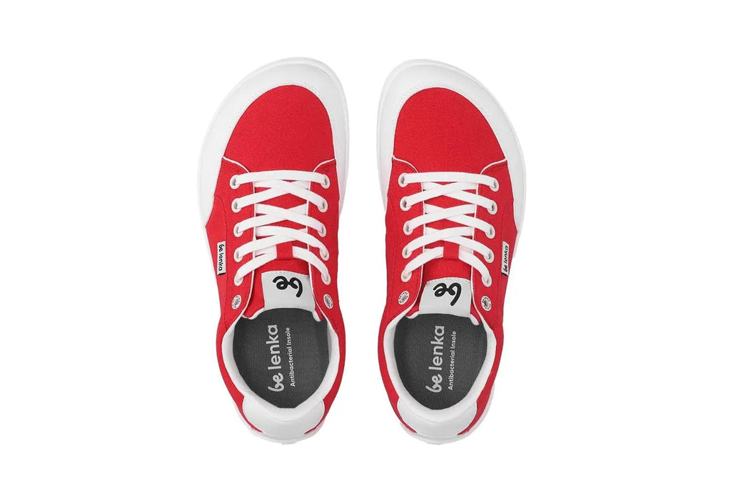 Be Lenka - Rebound Red & White - Lonetas barefoot rojas unisex