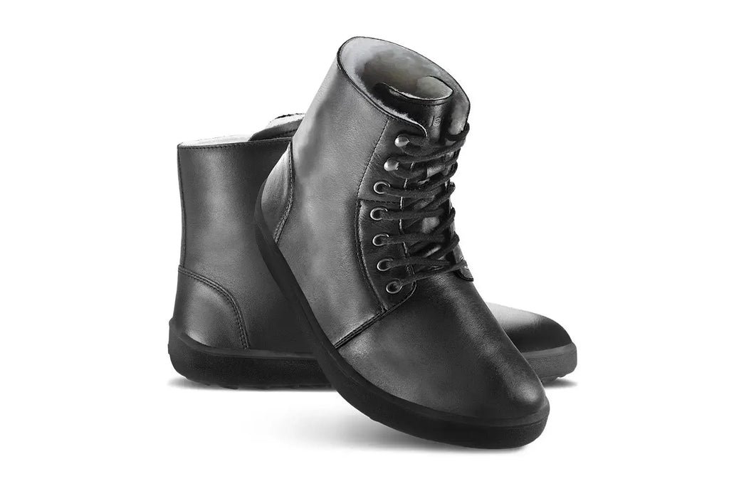 Be Lenka - Hiver 3.0 Noir - Bottines barefoot d'hiver