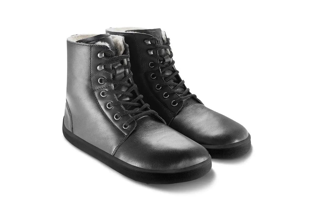 Be Lenka - Hiver 3.0 Noir - Bottines barefoot d'hiver