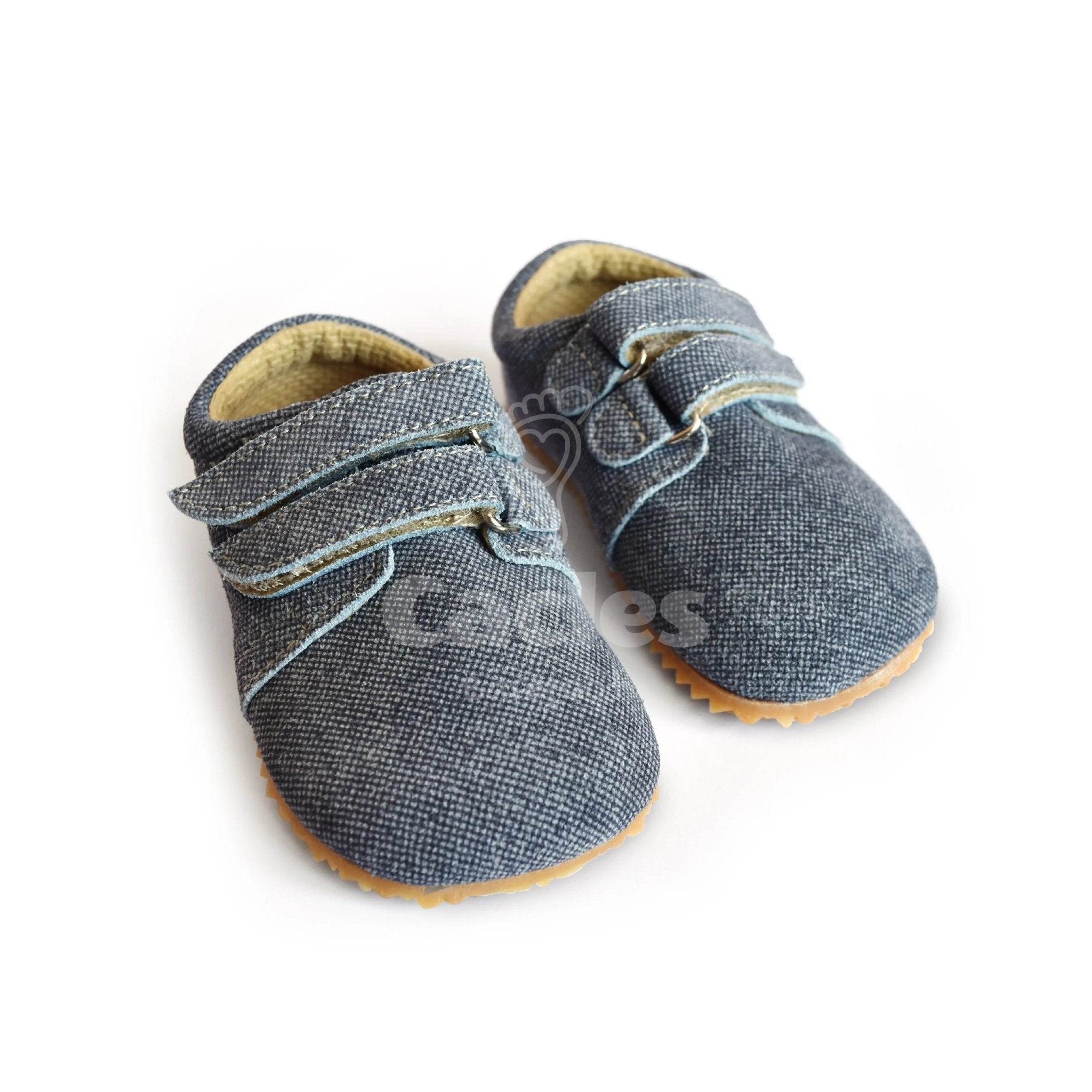 Beda - BF 060754/W/N Deni-s Zapatos Respetuosos de Primeros Pasos grises