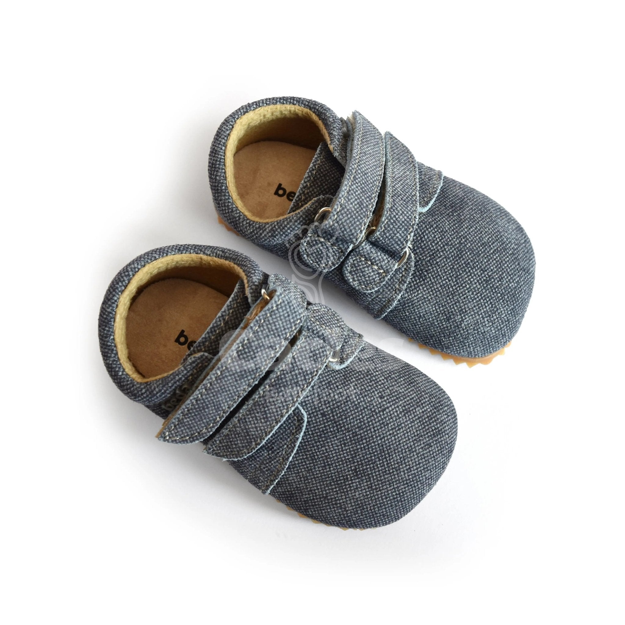 Beda - BF 060754/W/N Deni-s Zapatos Respetuosos de Primeros Pasos grises