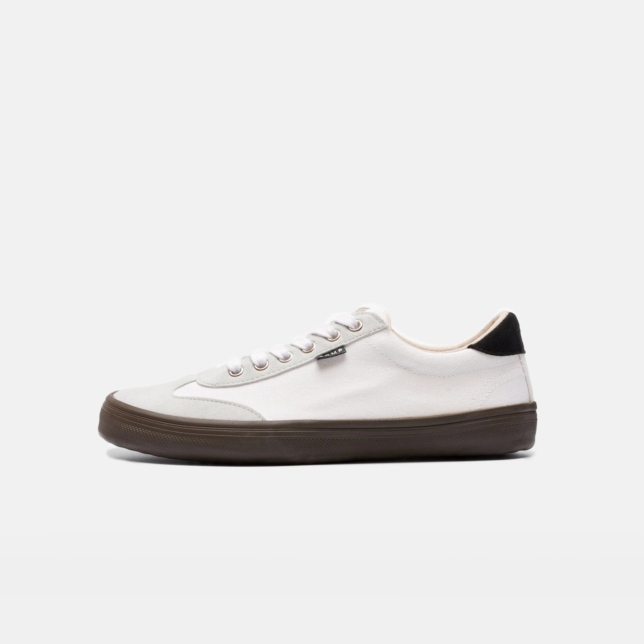 Bohempia - Felix White & Dark Gum - Sneakers barefoot unisex blancos