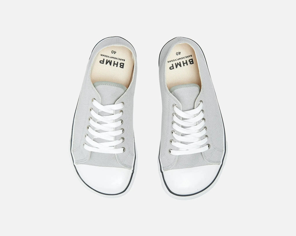 Bohempia - Herlik Light Grey & White - Deportivas barefoot grises