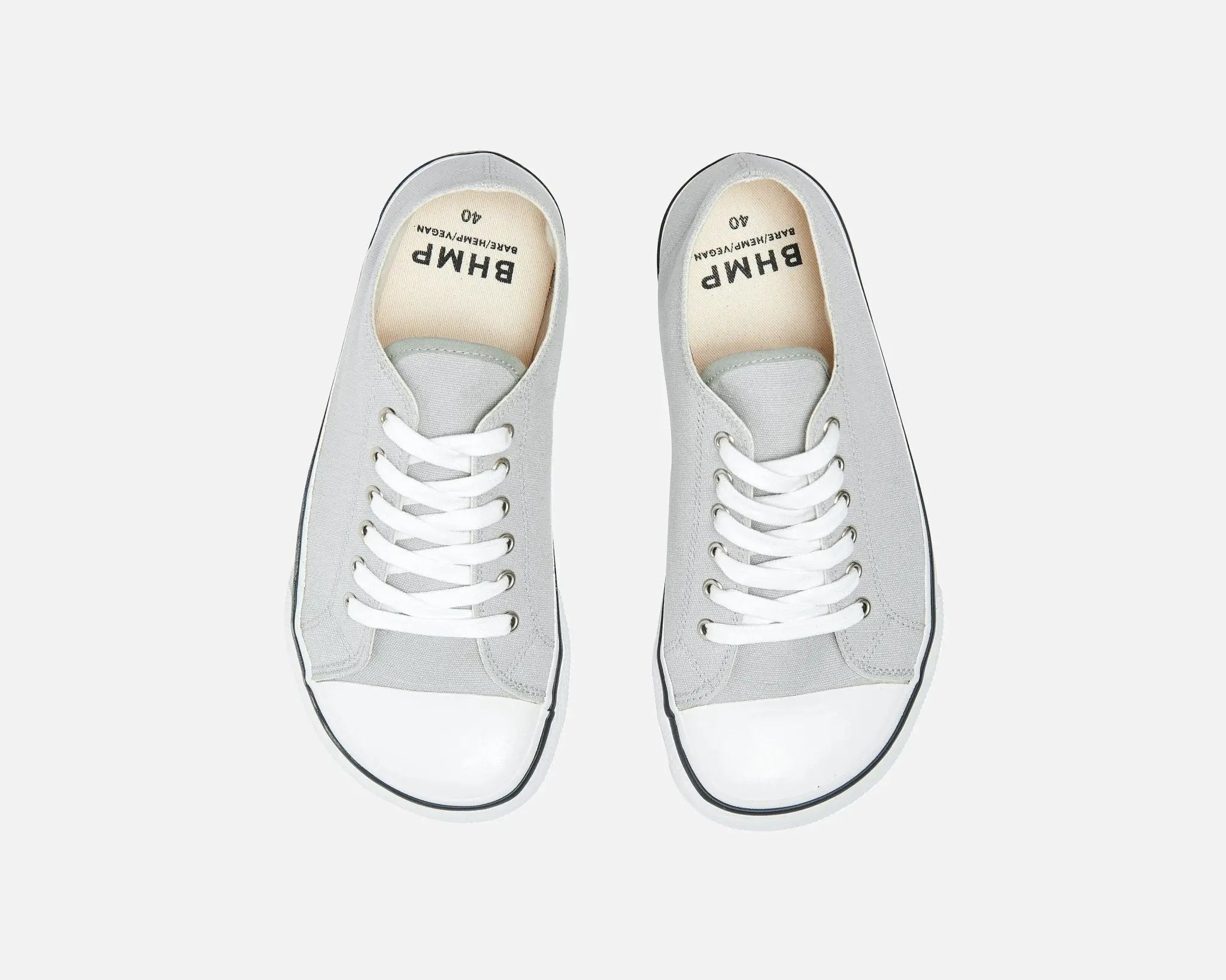 Bohempia - Herlik Light Grey & White - Deportivas barefoot grises