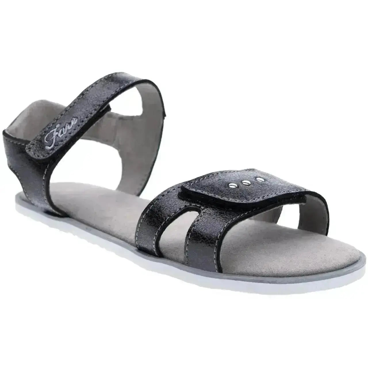 Fare Bare Kids - Summer Shoes Black - Sandalias barefoot infantiles negro