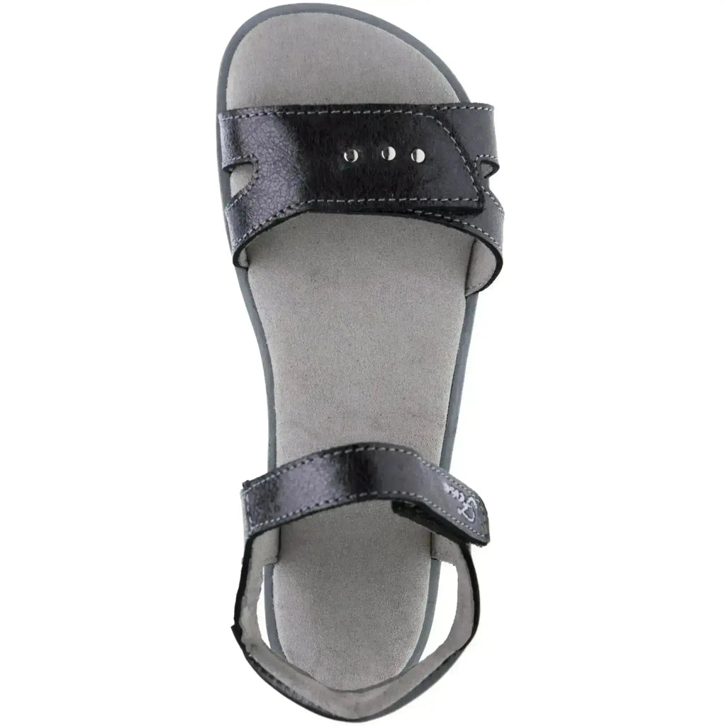 Fare Bare Kids - Summer Shoes Black - Sandalias barefoot infantiles negro