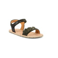 Froddo Barefoot - Sandalias Flexy Flowers Black - Sandalias respetuosas para niña y mujer negro