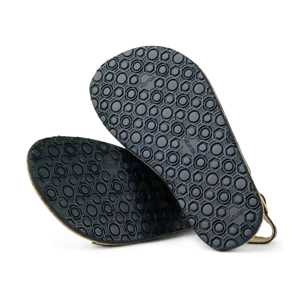 Koel - Ada Black - sandales barefoot triple boucle