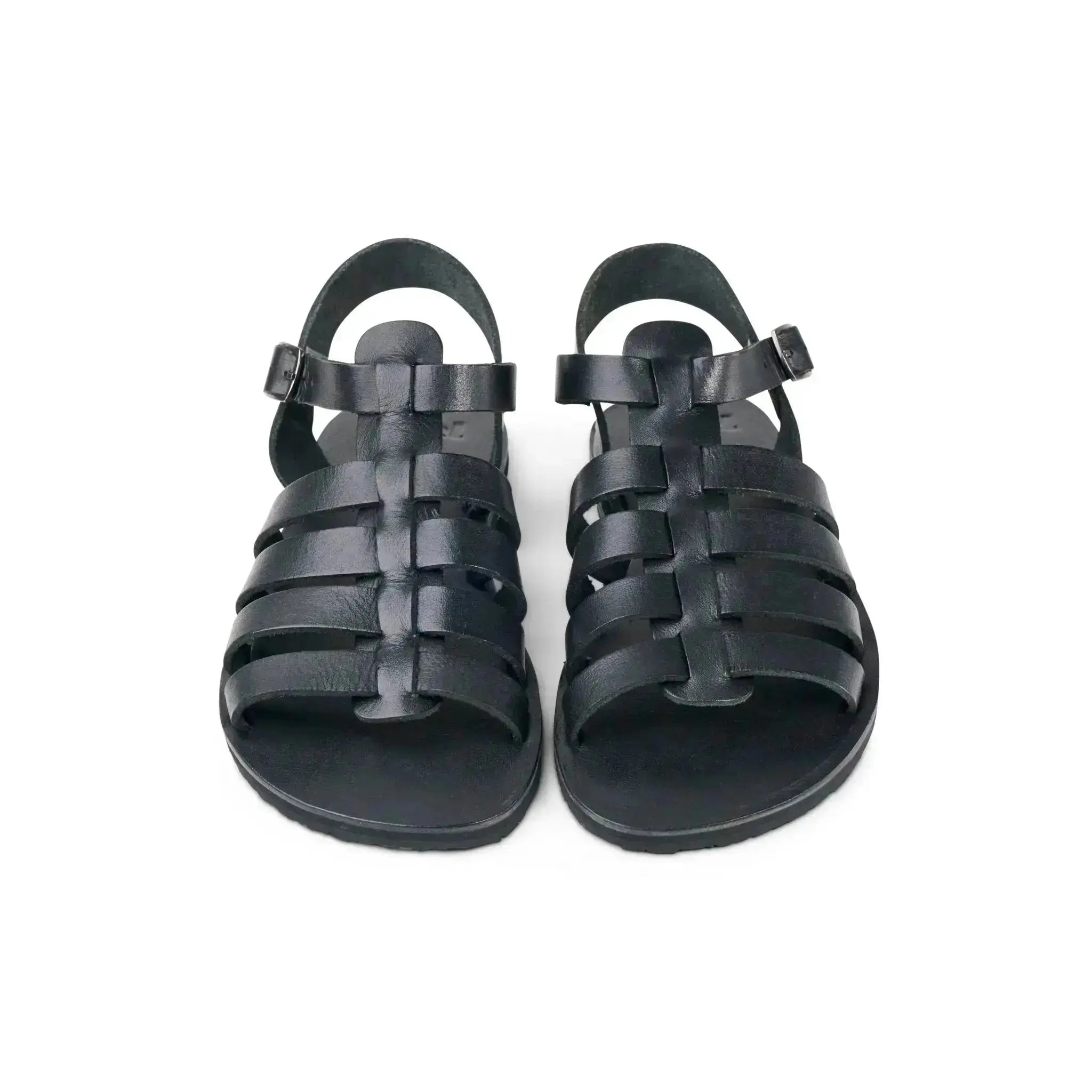 Koel - Athena Napa Black - Sandalias romanas barefoot negras para mujer