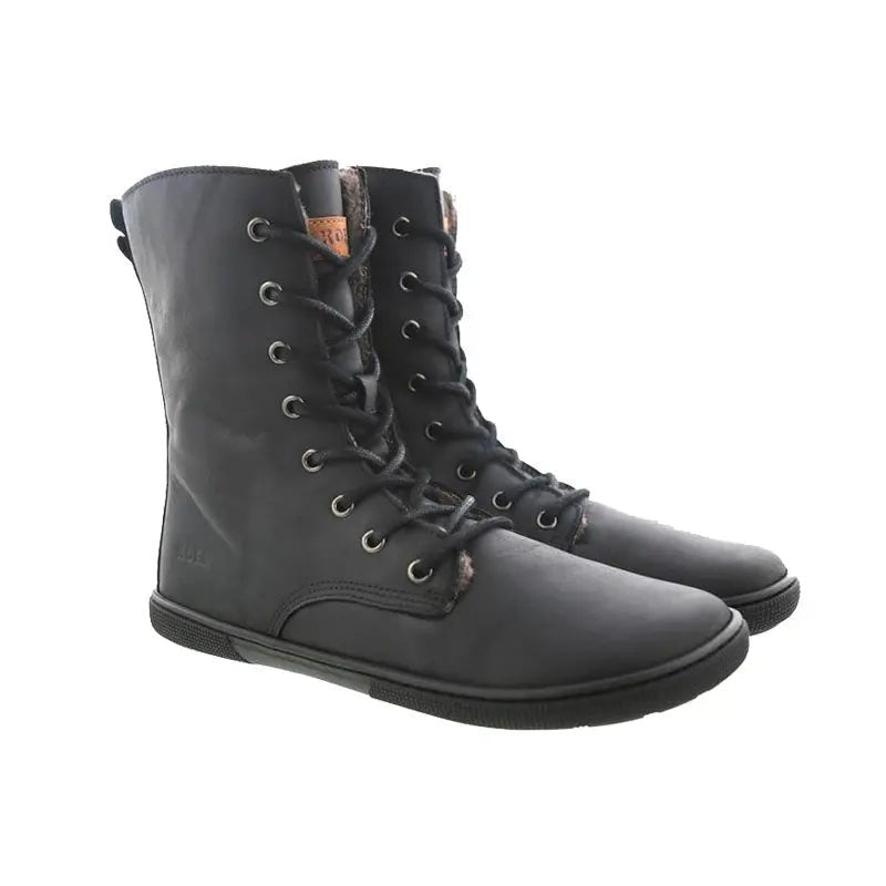Koel - Faro Laine d'agneau Noir - Bottes barefoot chaudes