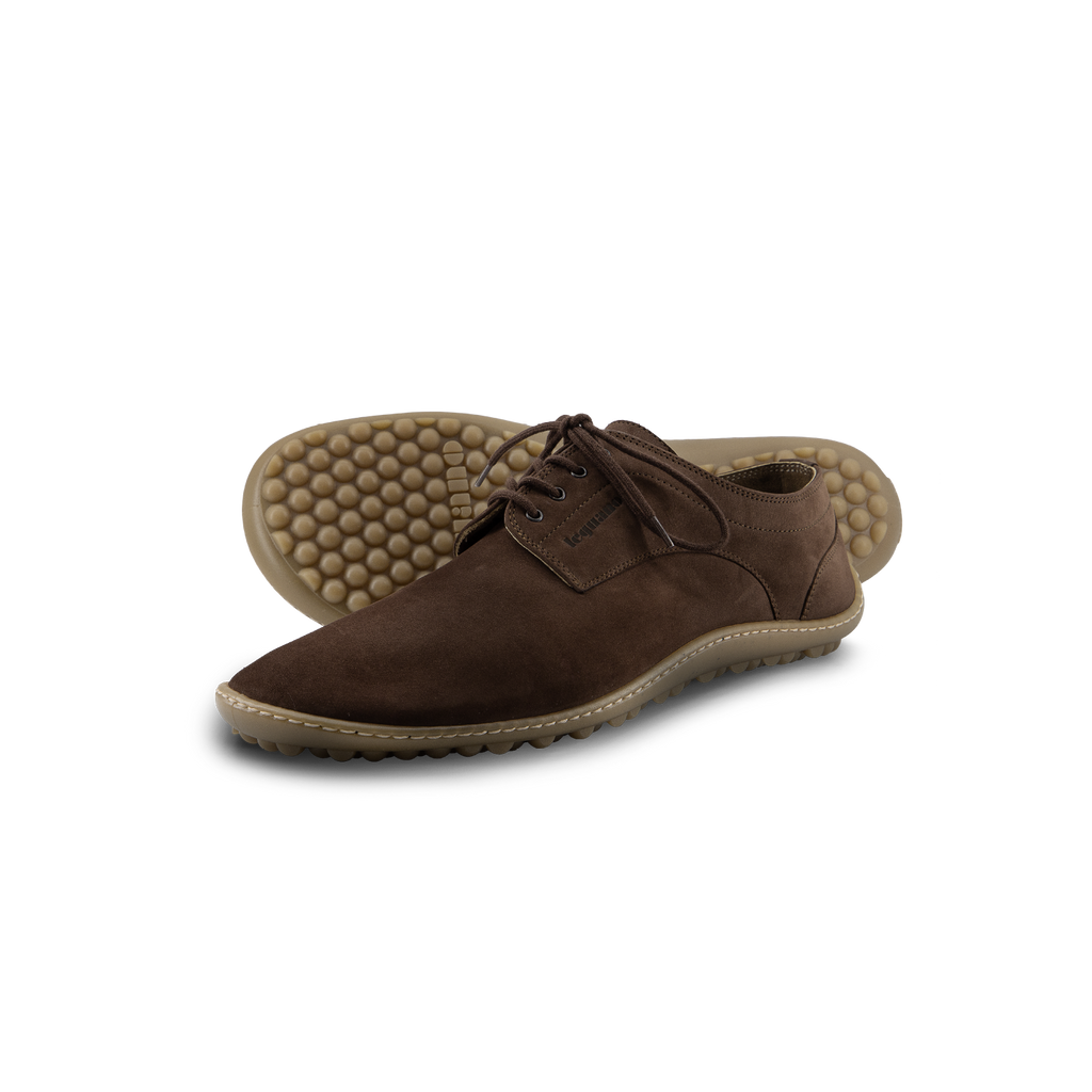 Leguano Dean Brown - Zapatos Barefoot Elegantes Unisex Marrones