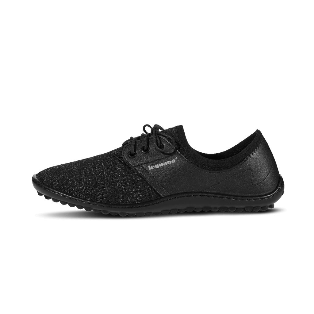 Leguano Juno Schwarz - Zapatillas Casual y de Oficina Unisex Negras