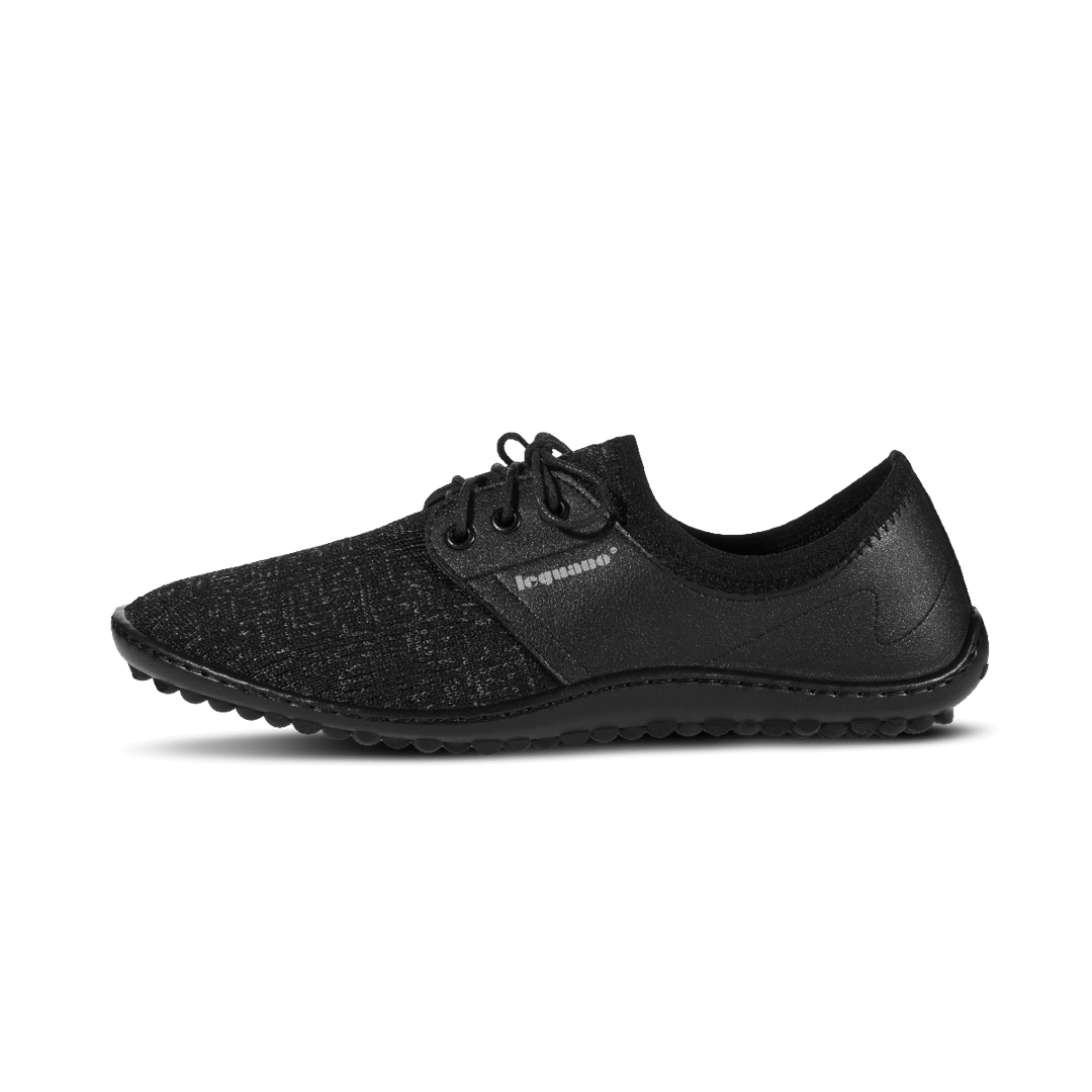 Leguano Juno Schwarz - Zapatillas Casual y de Oficina Unisex Negras
