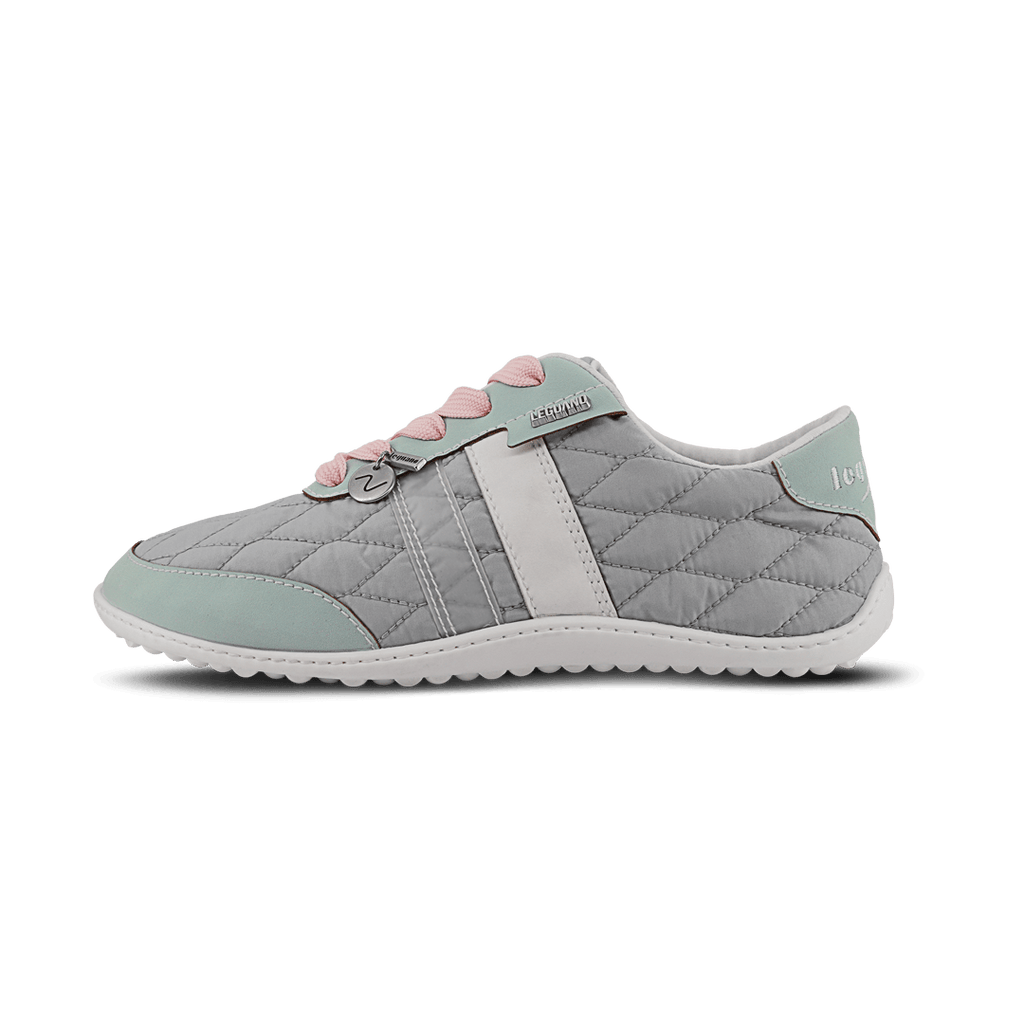 Leguano Nightstep Mint - Zapatillas Barefoot Casual Everyday para Mujer Gris Menta