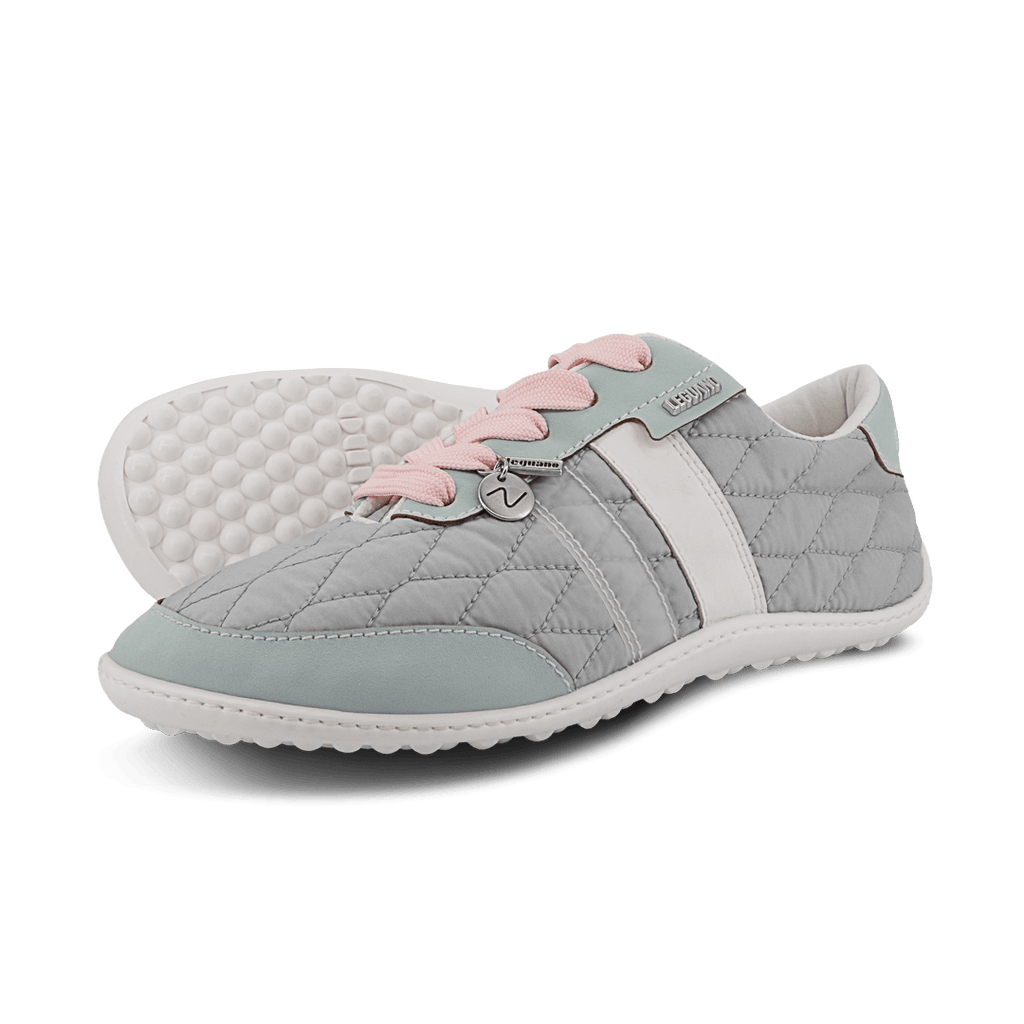 Leguano Nightstep Mint - Zapatillas Barefoot Casual Everyday para Mujer Gris Menta