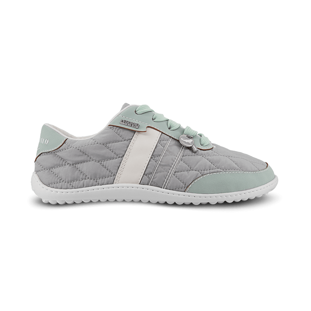 Leguano Nightstep Mint - Zapatillas Barefoot Casual Everyday para Mujer Gris Menta
