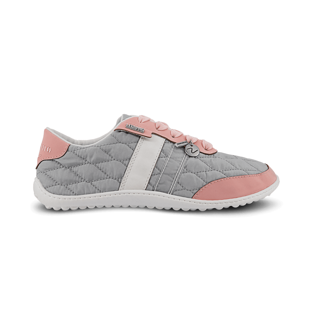 Leguano Nightstep Rose - Zapatillas Barefoot Casual Everyday para Mujer Gris Rosa
