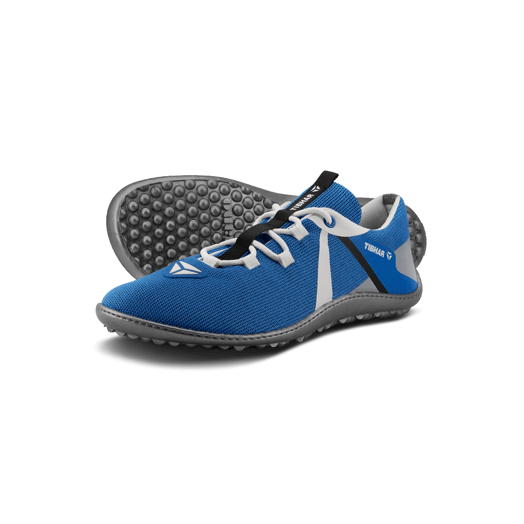 Leguano Floating Alpha x Tibhar - Zapatillas barefoot unisex para tenis de mesa, entrenamiento y deportes de raqueta indoor