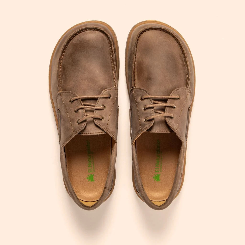 El Naturalista Nómada 5258 Arizona Stone - Náuticos barefoot unisex marrones