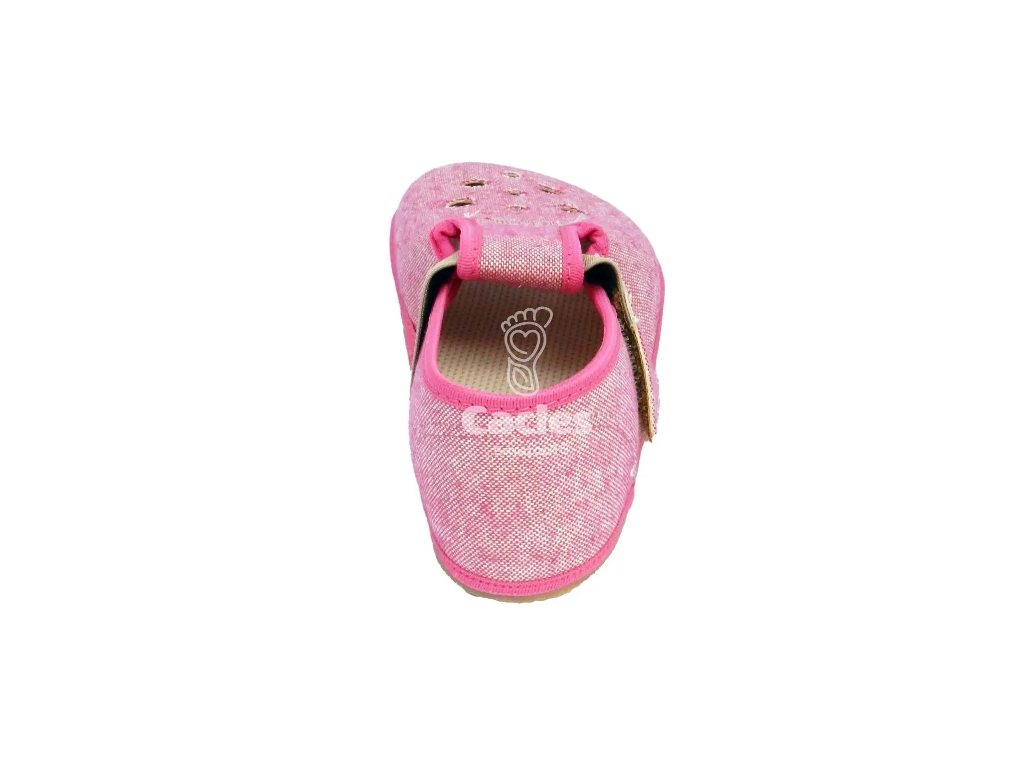 Pegres - BF03 - zapatillas de casa respetuosas de primeros pasos - rosa