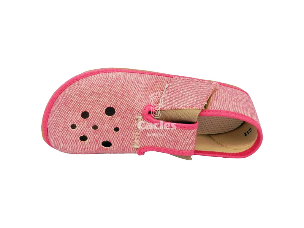 Pegres - BF03 - zapatillas de casa respetuosas de primeros pasos - rosa
