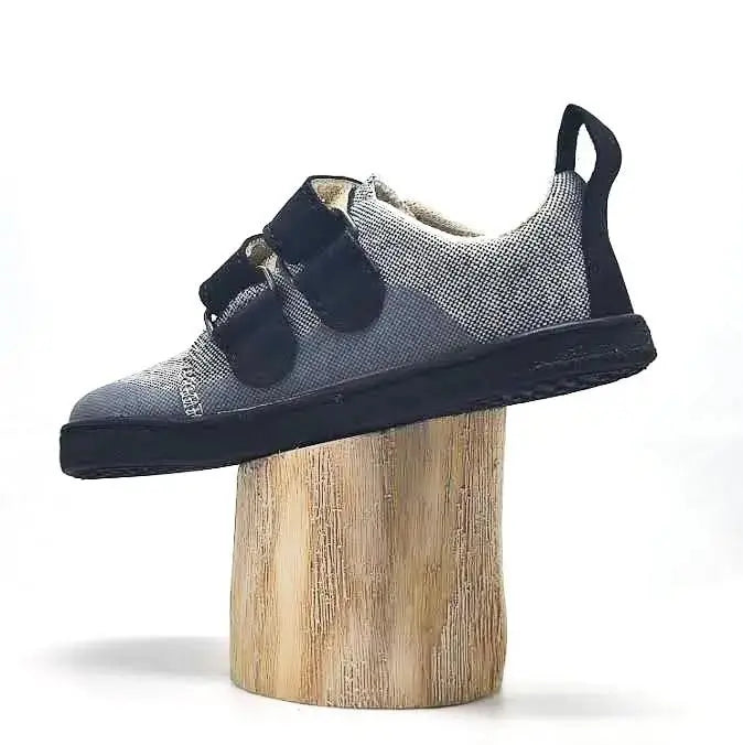 Pegres - BF57U black - lonetas barefoot infantiles negras