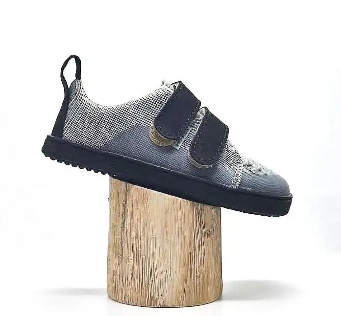 Pegres - BF57U black - lonetas barefoot infantiles negras
