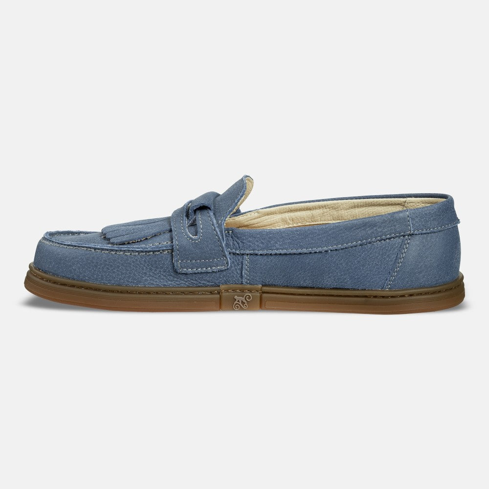 Magical Shoes Pienza Blue - Mocasines barefoot unisex azules