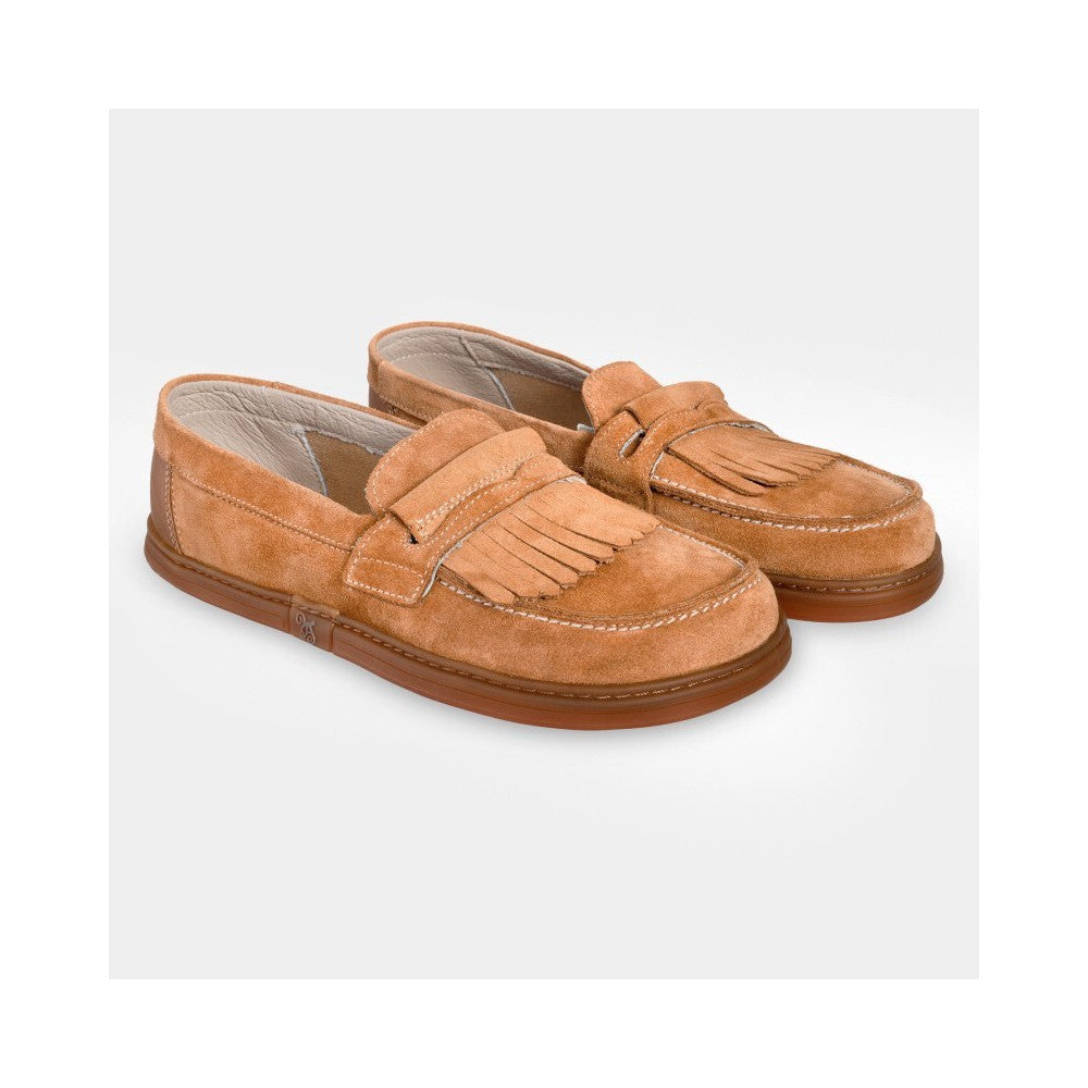 Magical Shoes Pienza Carrot Suede - Mocasines barefoot unisex camel