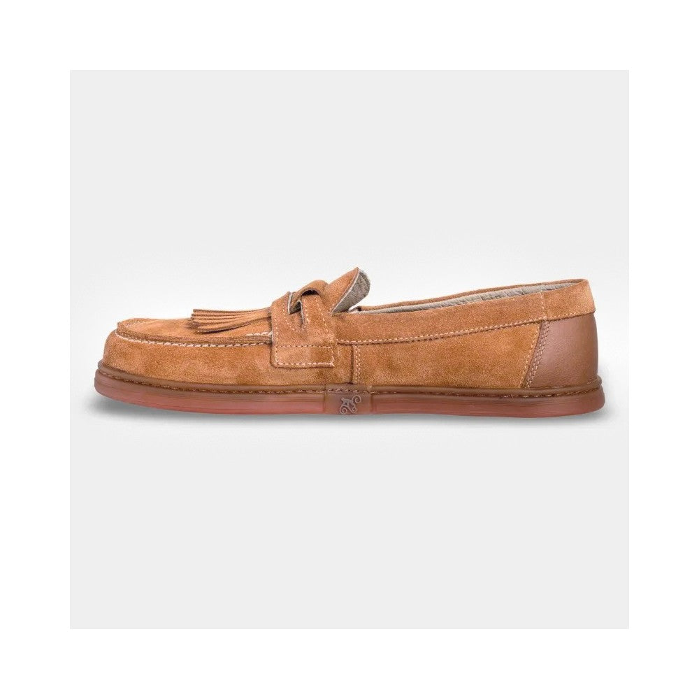Magical Shoes Pienza Carrot Suede - Mocasines barefoot unisex camel