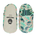Poco Nido. Chameleon Mint Vegan Mini Shoes - mocs respetuosos de primeros pasos menta con camaleones