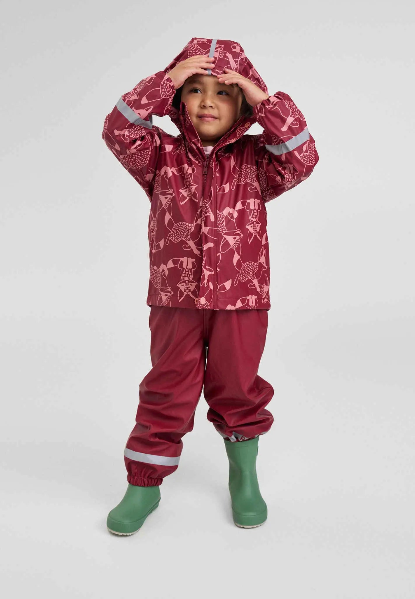 Reima - Ankka Green Clay - Botas de lluvia barefoot infantiles verdes