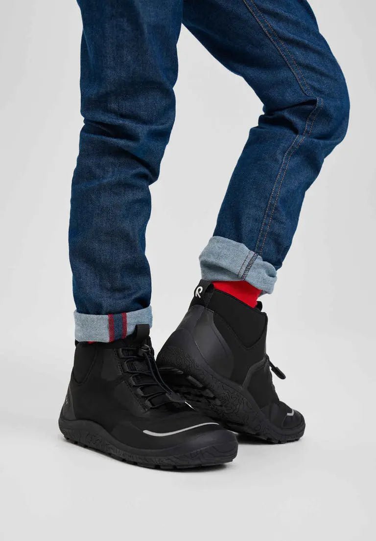 Reima - Loikkii Noir - Bottines barefoot imperméables