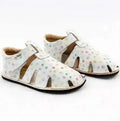 Tikki - Aranya Confetti - Sandalias Barefoot de Cuero infantiles blanco