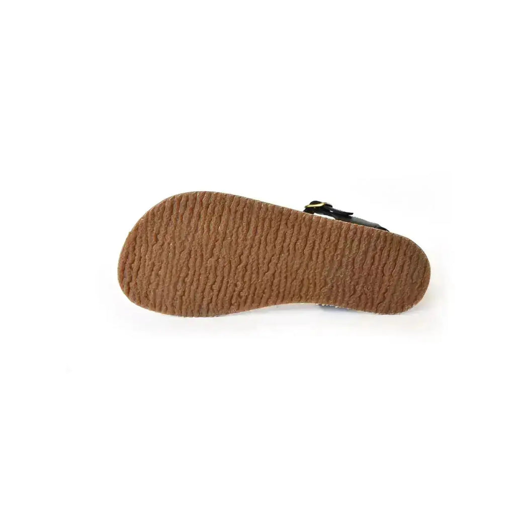 Tikki - Vibe Onyx - Sandalias barefoot Veganas negras para mujer