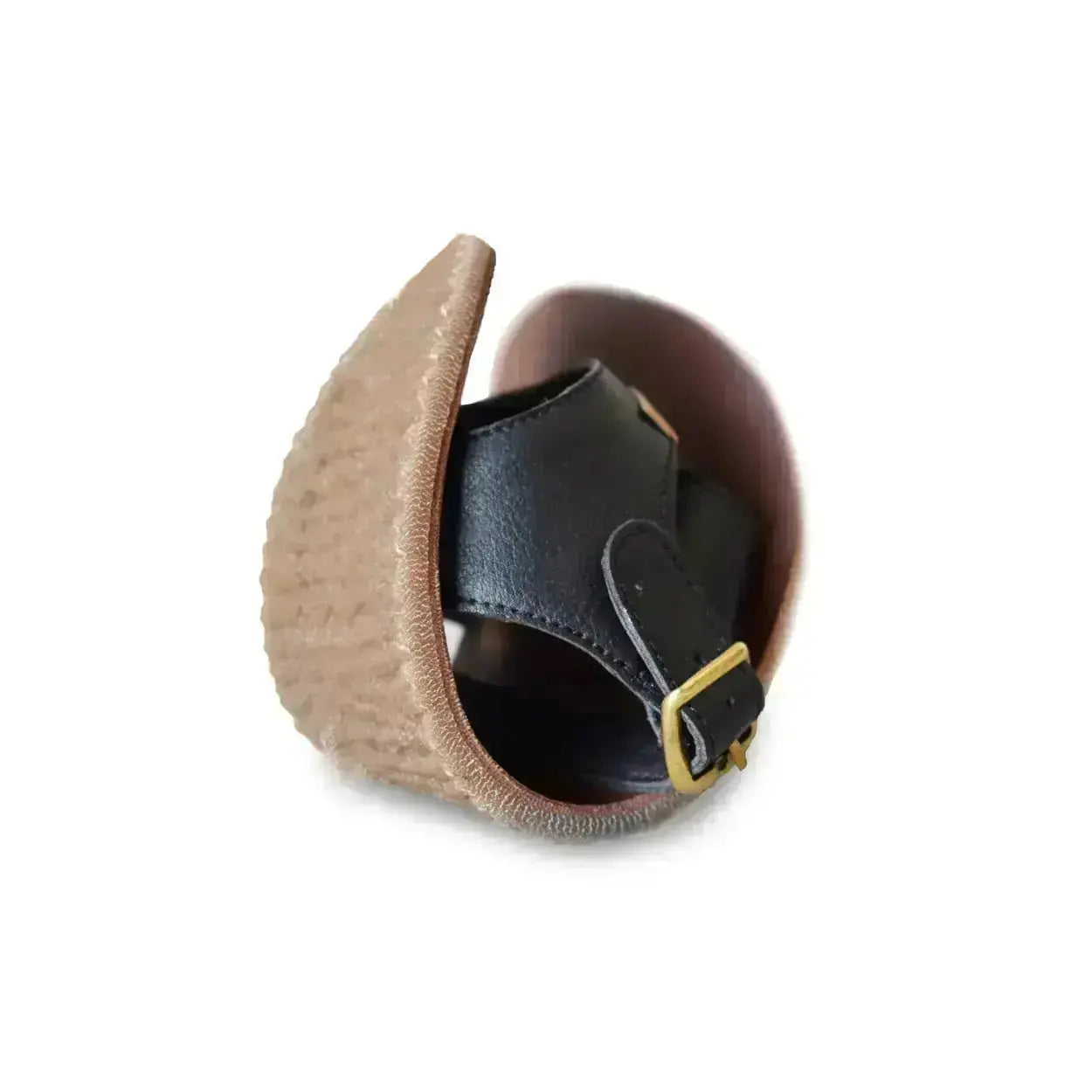 Tikki - Vibe Onyx - Sandalias barefoot Veganas negras para mujer