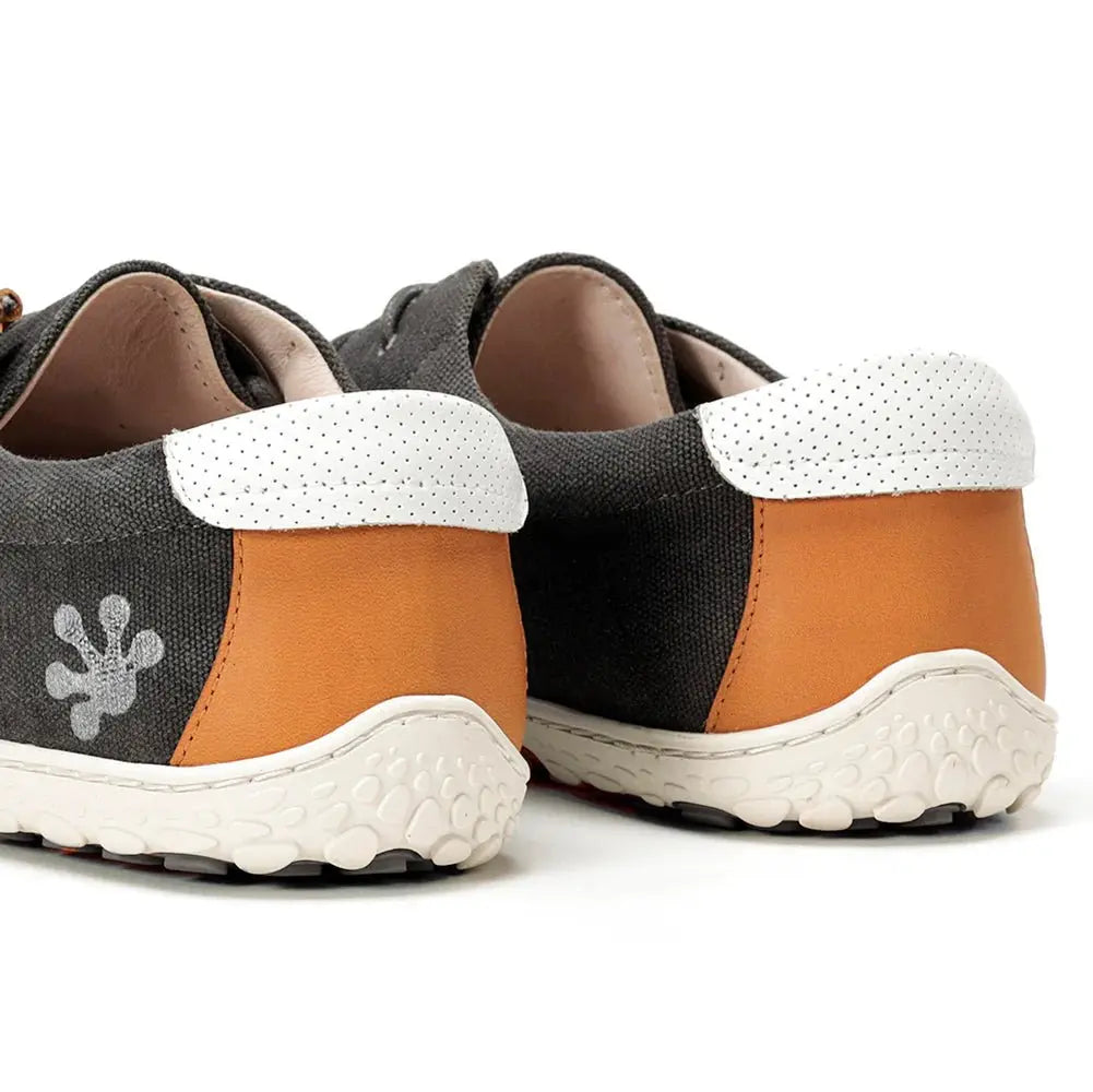 WAALS - Atacama Anthracite - Náuticos "wallabee" barefoot unisex