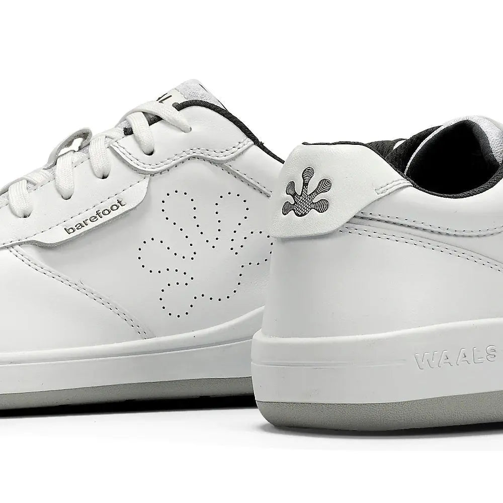 WAALS - Tromso Leather White - Deportivas barefoot