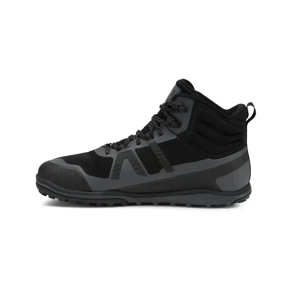 Xero Shoes - Scrambler Mid II WP - Men black-asphalt - Bota de Trekking Barefoot Impermeable y Ultraligera negras para hombre
