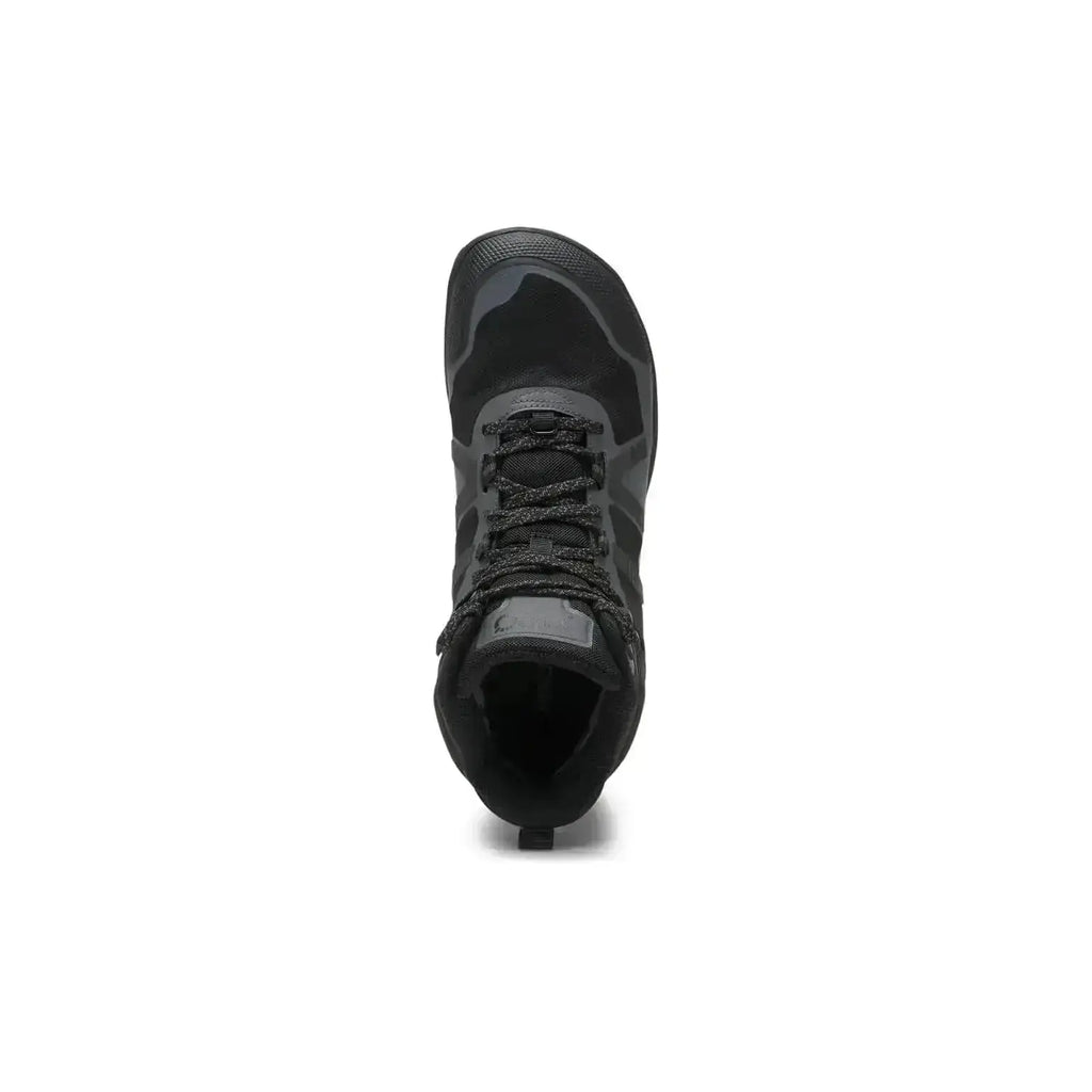 Xero Shoes - Scrambler Mid II WP - Men black-asphalt - Bota de Trekking Barefoot Impermeable y Ultraligera negras para hombre